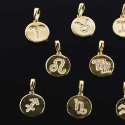 Leo Micro Coin Pendant 11 Leo Micro Coin Pendant -Fashion Jewelry Discount Store leo micro coin pendant gld women the gld shop 5