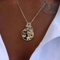 Libra Sign Pendant 7 Libra Sign Pendant -Fashion Jewelry Discount Store libra sign pendant gld women the gld shop 2