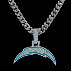 Los Angeles Chargers Pendant -Fashion Jewelry Discount Store los angeles chargers pendant gld men the gld shop 11