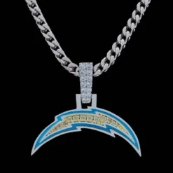 Los Angeles Chargers Pendant -Fashion Jewelry Discount Store los angeles chargers pendant gld men the gld shop 4