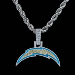 Los Angeles Chargers Pendant -Fashion Jewelry Discount Store los angeles chargers pendant gld men the gld shop 6