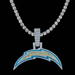 Los Angeles Chargers Pendant -Fashion Jewelry Discount Store los angeles chargers pendant gld men the gld shop 7
