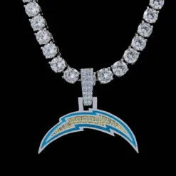 Los Angeles Chargers Pendant -Fashion Jewelry Discount Store los angeles chargers pendant gld men the gld shop 9