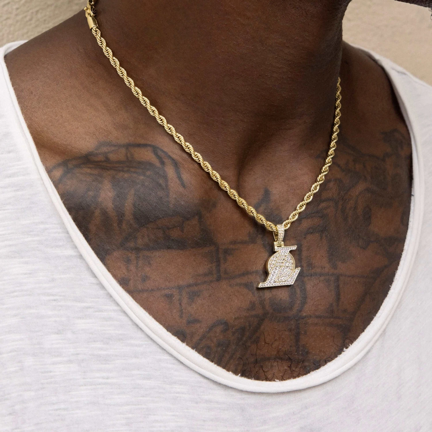 Los Angeles Lakers Micro Pendant 2 Los Angeles Lakers Micro Pendant - Image 2