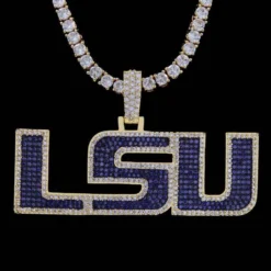LSU Logo Pendant -Fashion Jewelry Discount Store lsu logo pendant gld men the gld shop 11