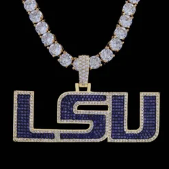 LSU Logo Pendant -Fashion Jewelry Discount Store lsu logo pendant gld men the gld shop 12