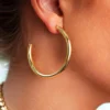 Medium Tube Hoop Earrings