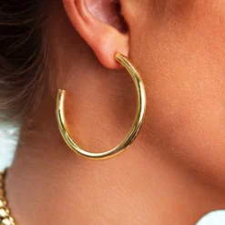 Medium Tube Hoop Earrings