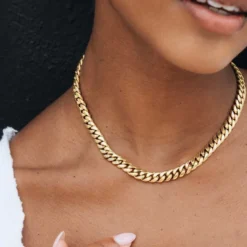 Miami Cuban Link Necklace In Yellow Gold - 8mm