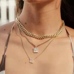 Miami Cuban Link Necklace In Yellow Gold - 8mm 11 Miami Cuban Link Necklace In Yellow Gold - 8mm -Fashion Jewelry Discount Store miami cuban link necklace in yellow gold 8mm gld women the gld shop 6