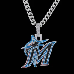 Miami Marlins Pendant 24 Miami Marlins Pendant -Fashion Jewelry Discount Store miami marlins pendant gld men the gld shop 12