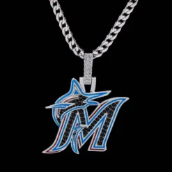 Miami Marlins Pendant 17 Miami Marlins Pendant -Fashion Jewelry Discount Store miami marlins pendant gld men the gld shop 5