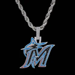 Miami Marlins Pendant 19 Miami Marlins Pendant -Fashion Jewelry Discount Store miami marlins pendant gld men the gld shop 7
