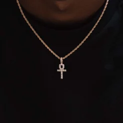 18k Vermeil Micro Ankh Cross -Fashion Jewelry Discount Store micro ankh cross gld men the gld shop 4 7c1ab286 2e3d 4281 802a d3414e556c6e