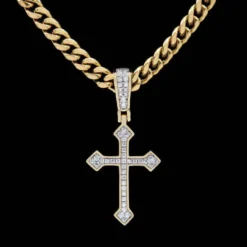 Micro Celtic Cross V.2 24 Micro Celtic Cross V.2 -Fashion Jewelry Discount Store micro celtic cross v 2 gld men the gld shop 12