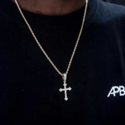 18k Vermeil Micro Celtic Cross V.2 -Fashion Jewelry Discount Store micro celtic cross v 2 gld men the gld shop 3 ccde075d 5801 4fd5 b1f5 e03e20cade36