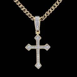 Micro Celtic Cross V.2 17 Micro Celtic Cross V.2 -Fashion Jewelry Discount Store micro celtic cross v 2 gld men the gld shop 5