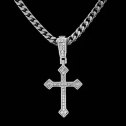 Micro Celtic Cross V.2 In White Gold 20 Micro Celtic Cross V.2 In White Gold -Fashion Jewelry Discount Store micro celtic cross v 2 in white gold gld men the gld shop 5
