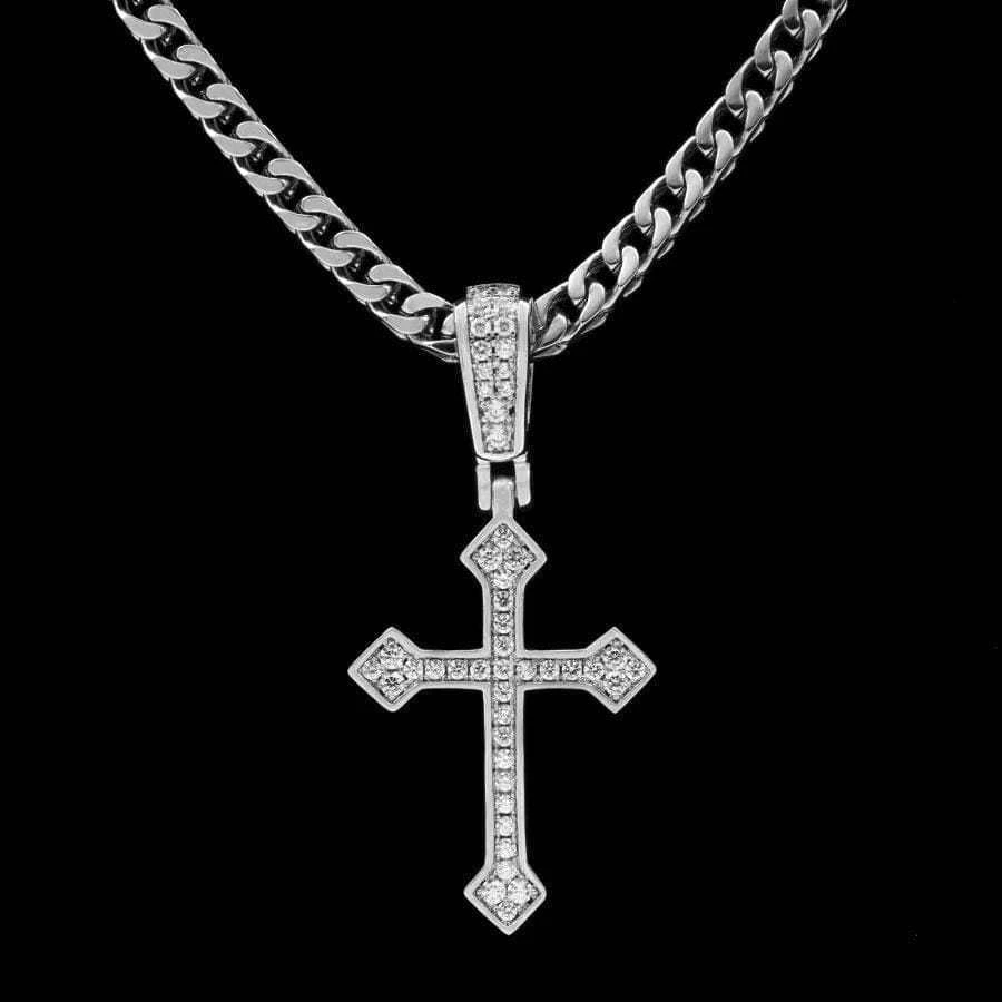 Micro Celtic Cross V.2 In White Gold 8 Micro Celtic Cross V.2 In White Gold - Image 8