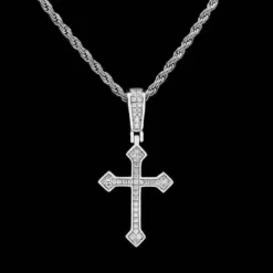 Micro Celtic Cross V.2 In White Gold 21 Micro Celtic Cross V.2 In White Gold -Fashion Jewelry Discount Store micro celtic cross v 2 in white gold gld men the gld shop 6