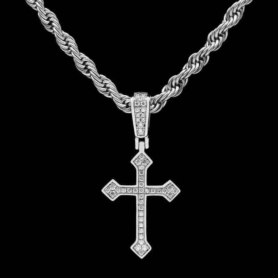 Micro Celtic Cross V.2 In White Gold 10 Micro Celtic Cross V.2 In White Gold - Image 10