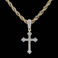 Micro Celtic Cross V.2 In Yellow Gold 20 Micro Celtic Cross V.2 In Yellow Gold -Fashion Jewelry Discount Store micro celtic cross v 2 in yellow gold gld women the gld shop 6