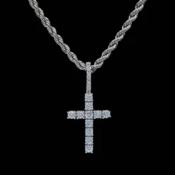 Micro Diamond Cross In White Gold -Fashion Jewelry Discount Store micro diamond cross in white gold gld women the gld shop 4 cb9aa5ad 21a2 4a85 a14a 345c84a6e44d