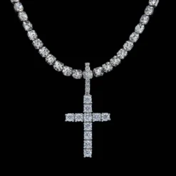 Micro Diamond Cross In White Gold -Fashion Jewelry Discount Store micro diamond cross in white gold gld women the gld shop 5 8d6495e0 0715 4fb1 9168 64540aef51ad
