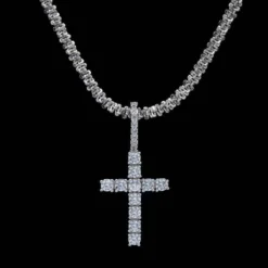 Micro Diamond Cross In White Gold -Fashion Jewelry Discount Store micro diamond cross in white gold gld women the gld shop 6 7e9bd5c1 2666 41b2 8c66 fbf07e1e8fcd