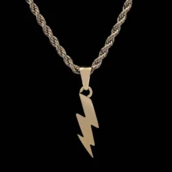 Micro Lightning Bolt -Fashion Jewelry Discount Store micro lightning bolt gld men the gld shop 8