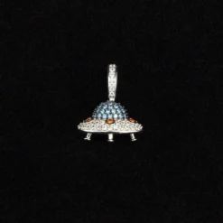 Micro UFO Pendant -Fashion Jewelry Discount Store micro ufo pendant gld men the gld shop 4