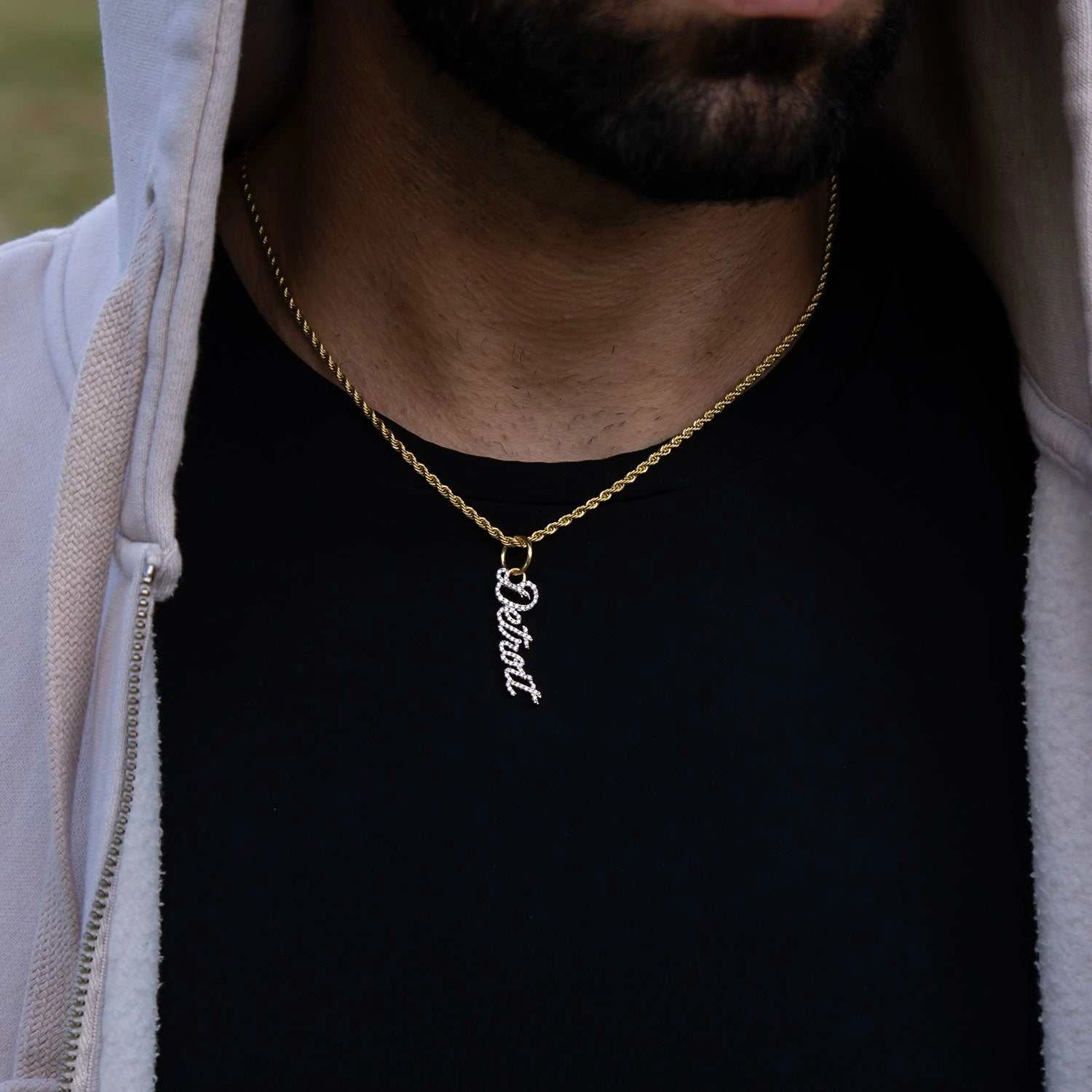 Detroit Tigers Wordmark Pendant 2 Detroit Tigers Wordmark Pendant - Image 2