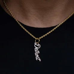 Detroit Tigers Wordmark Pendant