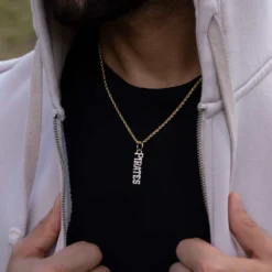 Pittsburgh Pirates Wordmark Pendant 7 Pittsburgh Pirates Wordmark Pendant -Fashion Jewelry Discount Store mlb pirates gld mens pendants 3