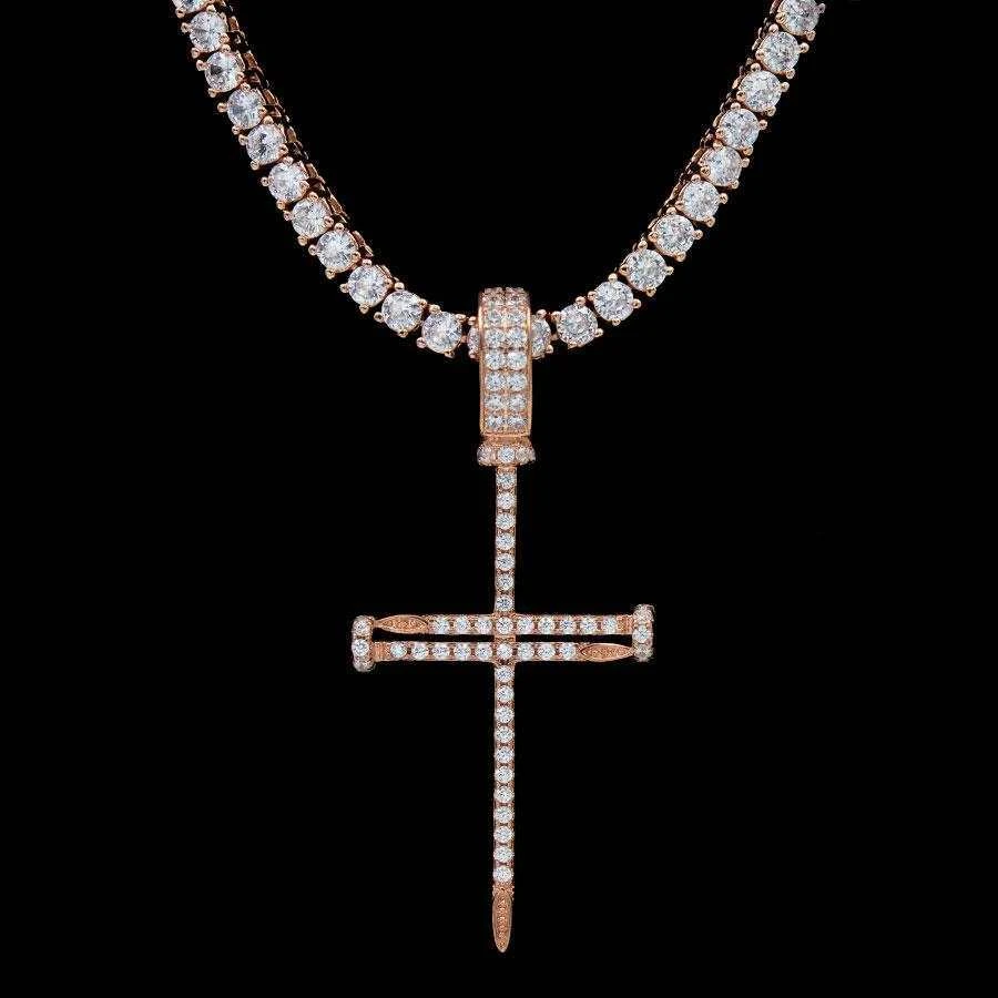 Nail Cross In Rose Gold 2 Nail Cross In Rose Gold - Image 2