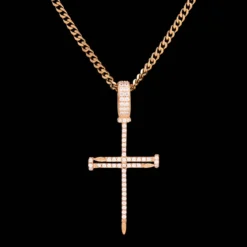 Nail Cross In Rose Gold 8 Nail Cross In Rose Gold -Fashion Jewelry Discount Store nail cross in rose gold gld women the gld shop 3 scaled