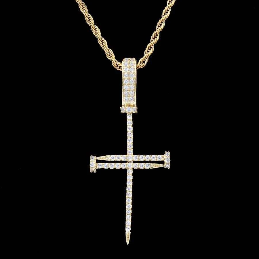 Nail Cross In Yellow Gold 4 Nail Cross In Yellow Gold - Image 4