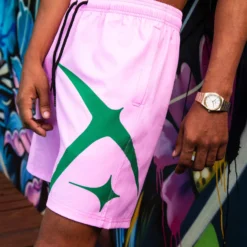 Neon Pink Summer Board Shorts