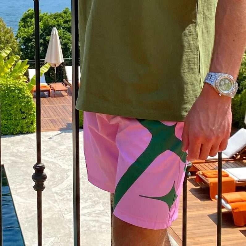 Neon Pink Summer Board Shorts 5 Neon Pink Summer Board Shorts - Image 5