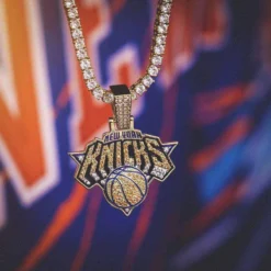 New York Knicks Pendant -Fashion Jewelry Discount Store new york knicks pendant gld men the gld shop 1