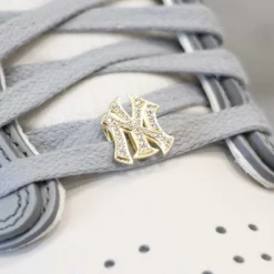 New York Yankees Shoelace Charm -Fashion Jewelry Discount Store new york yankees shoelace charm gld men the gld shop 3