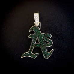 Oakland Athletics Pendant 17 Oakland Athletics Pendant -Fashion Jewelry Discount Store oakland athletics pendant gld men the gld shop 3
