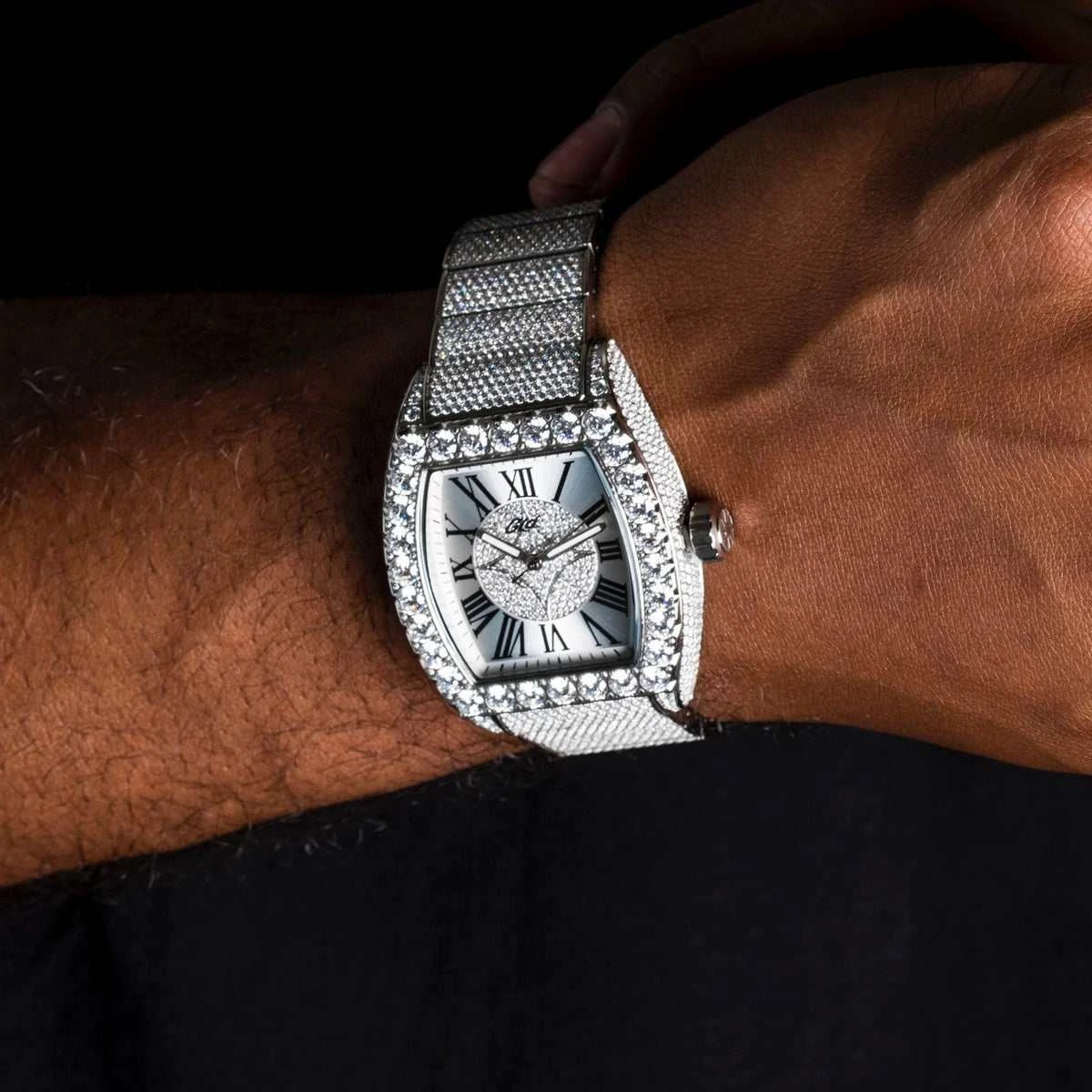 40MM Perennial Era Watch Center Cluster- Fully Iced 5 40MM Perennial Era Watch Center Cluster- Fully Iced - Image 5