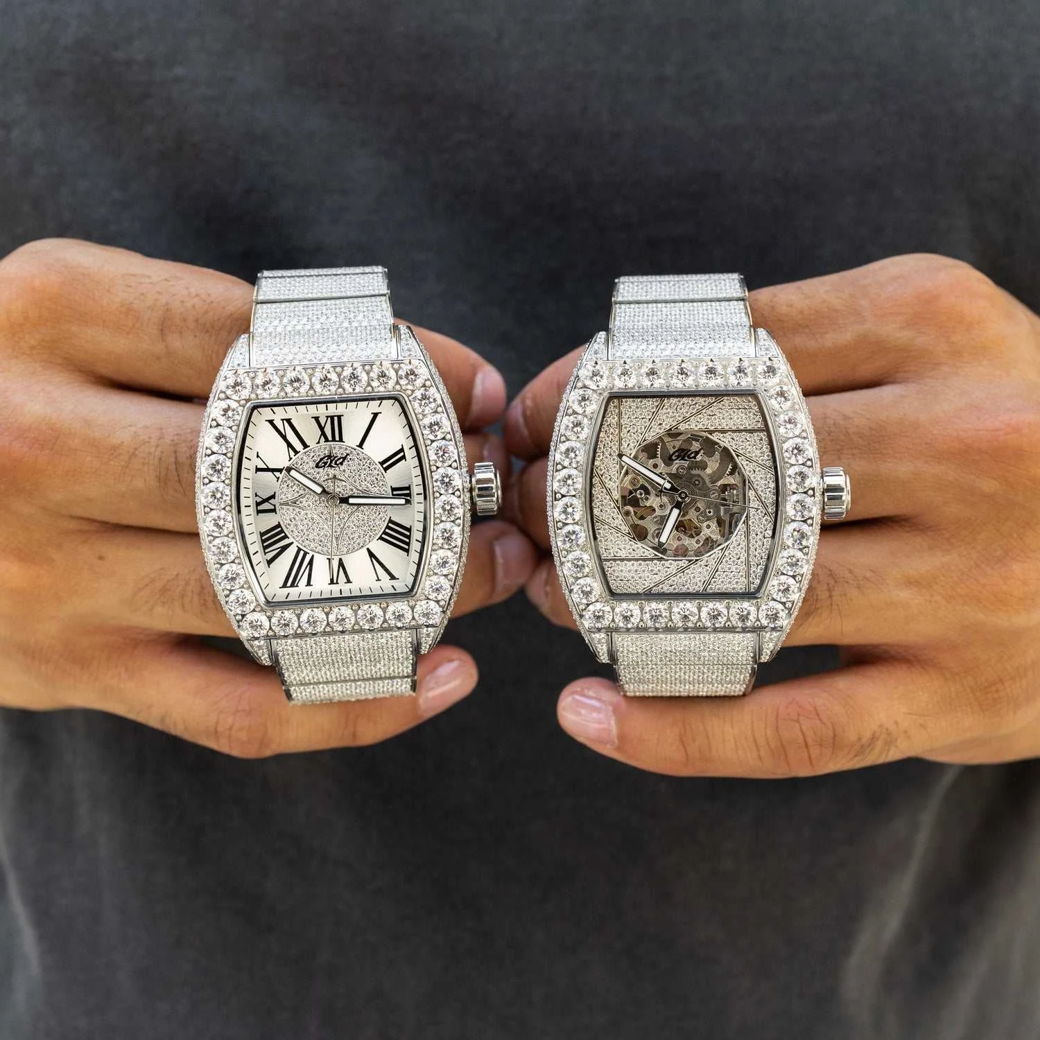 40MM Perennial Era Watch Center Cluster- Fully Iced 6 40MM Perennial Era Watch Center Cluster- Fully Iced - Image 6