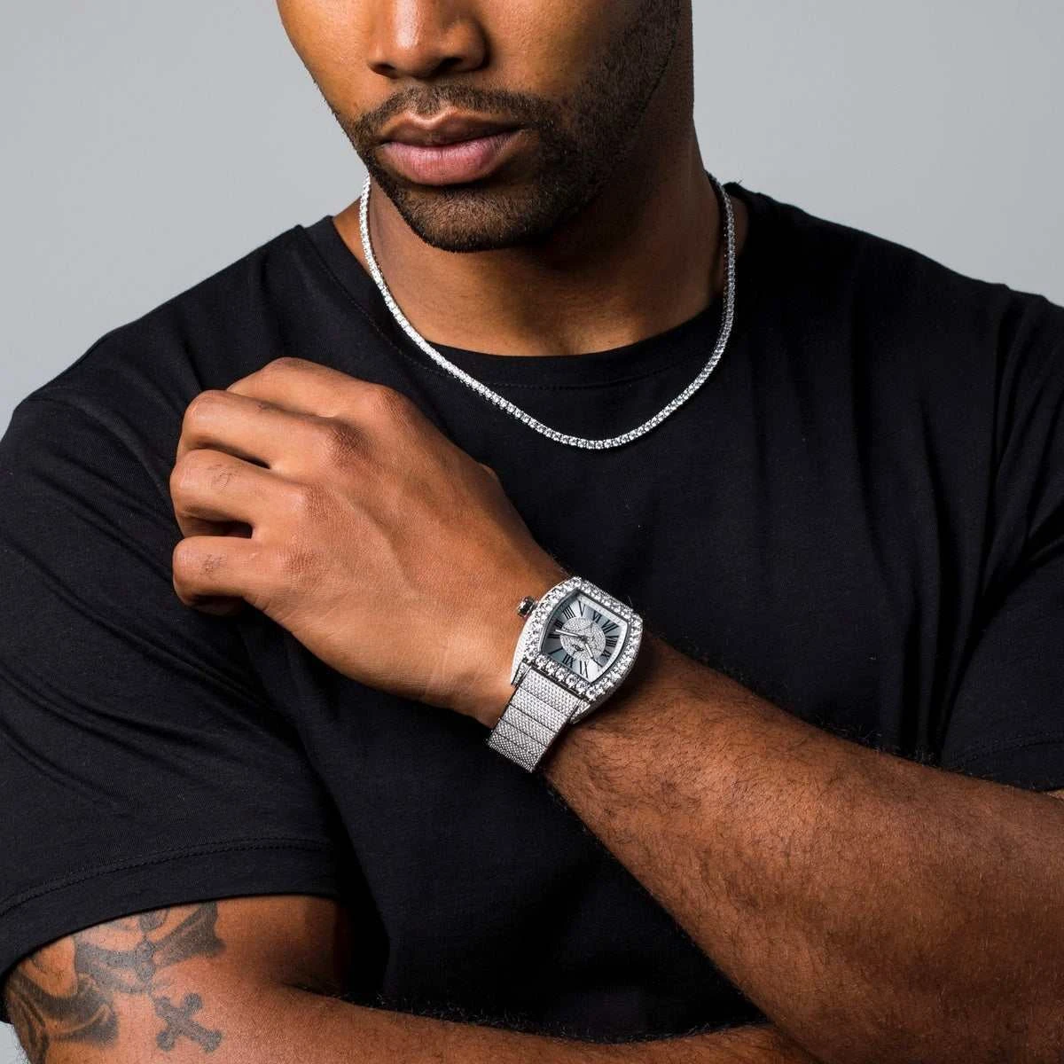 40MM Perennial Era Watch Center Cluster- Fully Iced 7 40MM Perennial Era Watch Center Cluster- Fully Iced - Image 7