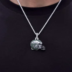Philadelphia Eagles Helmet Pendant -Fashion Jewelry Discount Store philadelphia eagles helmet pendant gld men the gld shop 3