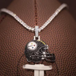 Pittsburgh Steelers Helmet Pendant -Fashion Jewelry Discount Store pittsburgh steelers helmet pendant gld men the gld shop 3