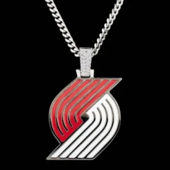 Portland Trail Blazers Pendant -Fashion Jewelry Discount Store portland trail blazers pendant gld men the gld shop 4