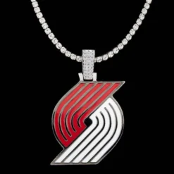Portland Trail Blazers Pendant -Fashion Jewelry Discount Store portland trail blazers pendant gld men the gld shop 5