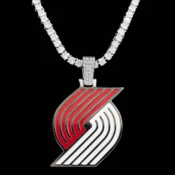 Portland Trail Blazers Pendant -Fashion Jewelry Discount Store portland trail blazers pendant gld men the gld shop 6